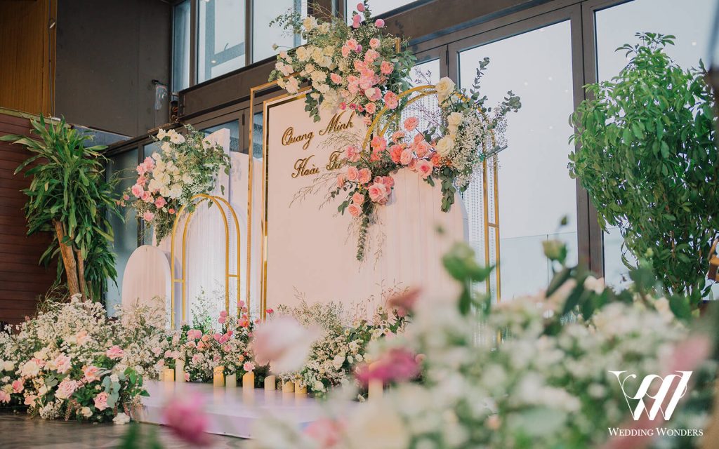 Backdrop-tiệc-cưới-Minh & Tư-Decor-by-Wedding-Wonders-Viet-Nam