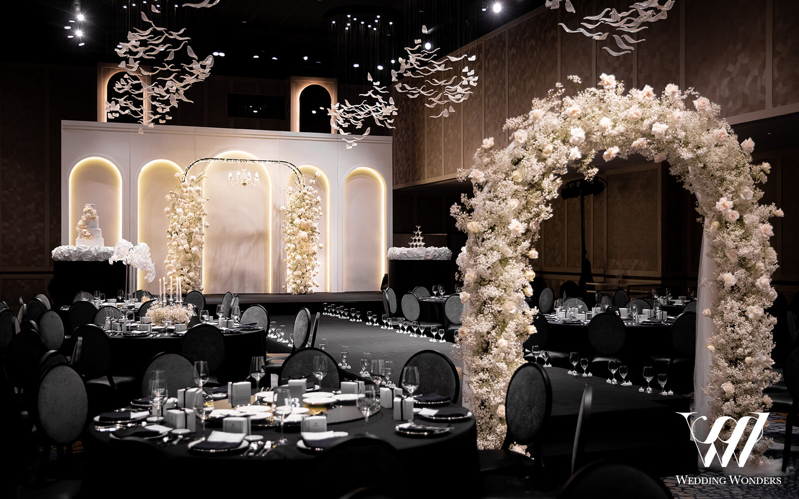 Lối đi tiệc cưới Ji & Lee tại Sofitel by Wedding Wonders Việt Nam